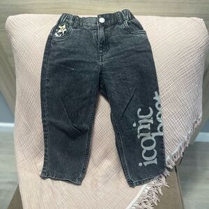 Zara Black Straight Cut Jeans